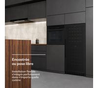 Velaire cave à vin encastrée | Moderne, élégante | Protection UV | Double zone | 122 bouteilles G