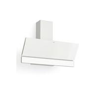 Klarstein Velaire Hotte Aspirante 90 cm Hotte Décorative 820 m³/h A++ Énergie Commandes Tactiles Évacuation & Recyclage Blanc