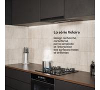 Velaire hotte aspirante télescopique 60 cm | Élégante, minimaliste, puissante | CEE A++ | 896 m³/h A++
