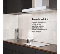 Velaire Hotte de cuisine | Élégante, minimaliste, puissante | Classe énergétique A++ | 595 m³/h | 90 cm A++