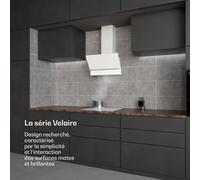 Velaire hotte de cuisine | Élégante, minimaliste, puissante | Classe énergétique A++ | 820 m³/h | 60 cm