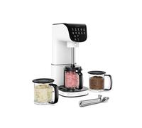 Velaire Machine à glace Sorbetière 10 programmes Commande tactile Sans BPA 0,6L 500W Blanc