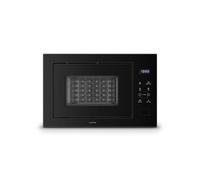 Klarstein Micro-ondes encastrable Velaire 25L, 850W/Grill 1200W, 8 programmes, commande tactile Noir