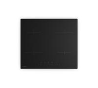 Klarstein Velaire Plaque Induction 60cm 4 Zones 7000W Curseur Tactile Minuterie Vitrocéramique Plaque Cuisson Induction Noir