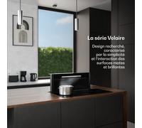 Velaire système à aspiration descendante | Élégant, minimaliste, puissant | Classe énergétique A++ | 906 m³/h | 90 cm A++