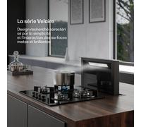 Velaire Table de cuisson à gaz | 4-flammes avec allumage électrique | Compatible gaz naturel et GPL | 8000 W | 60 cm