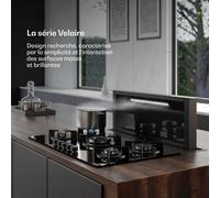 Velaire table de cuisson à gaz | 5 feux avec allumage électrique | Compatible gaz naturel et GPL | 104000 W | 90 cm