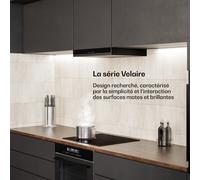 Velaire Table de cuisson virtrocéramique | Élégante, minimaliste, puissante | 4 zones de cuisson | 6700 W | 60 cm