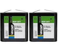 Velamp 3R12/1BP Pile 3R12 Plate 4,5 V, Zinc Carbone, Vert (Lot de 2)