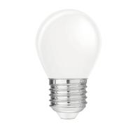 Velamp Ampoule à filament LED Opal, Mini-sphérique P45, 4W / 470lm, culot E27, 4000K