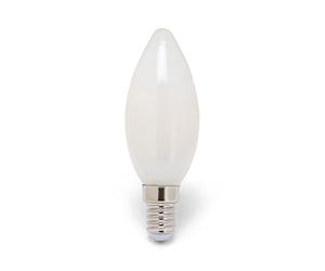 Velamp Ampoule à filament LED Opal, Olive C35, 6W / 806lm, culot E14, 6500K