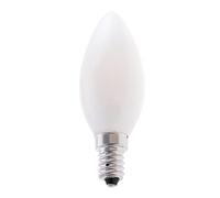 Velamp Ampoule à Filament LED Opale, Olive C35, 6W / 806lm, culot E14, 3000K