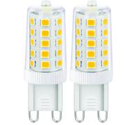 Velamp Ampoule LED SMD, Capsule G9, 3.5W / 300lm, culot G9, 4000K (Lot de 2)