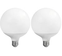 Velamp Ampoule LED SMD, globe G125, 24W/2500lm, culot E27, 3000K, Blanc (Lot de 2)