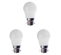 Velamp Ampoule LED SMD, Mini-sphérique P45, 6W / 470lm, culot B22 (France), 3000K, Blanc (Lot de 3)