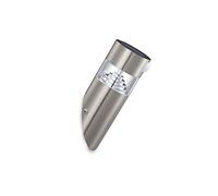 VELAMP Applique murale solaire 150 lumens avec détecteur de mouvement. Acier inox