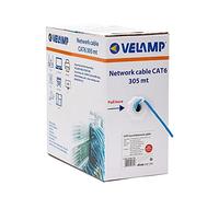 Velamp Câble Ethernet 305m, Câble Reseau LAN, Câble Ethernet Cat6 Haut Debit Pour Internet Rapide, Câble en Vrac UTP CCA, Certifié CPR (Eca)