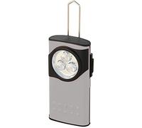 VELAMP D64 Lampe de Poche 3 LED Métallique, avec bouton Morse, Grise