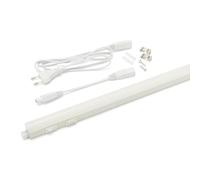 Velamp Durandal Réglette LED sous armoire 4W - 450 lumens - 3 couleurs de lumière sélectionnables 3000K/4000K/6500K - Avec interrupteur et câble 120 cm, extensible jusqu'à 120 W
