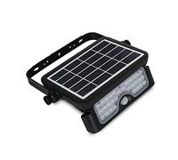 Velamp SL360 spot solaire noir 500 lumens 30 LED SMD panneau intégré 5W