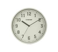 Velamp Horloge Murale Ronde à Quartz de 25 cm, silencieuse, Moderne et discrète. Chiffres faciles à Lire. Convient pour Le Bureau, Le Salon, la Cuisine, l'école, la Salle de Sport...