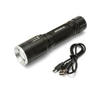 Torche LED rechargeable Velamp Hunter 5W 6500K avec fonction zoom - IR533