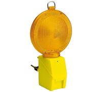 Velamp IL08 Lampe Clignotante de Chantier avec Capteur Crépusculaire LED Jaune