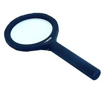 Velamp IN287 3X, loupe de Lecture avec lumière 12 LED, Haute Transparence et luminosité, pour Les Personnes âgées, Livres, journaux, Cartes, Plastique, Noir