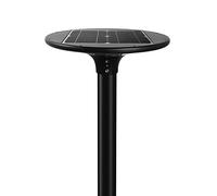 VELAMP Lampadaire LED solaire 2300 lumens, IP65, (mât non inclus)