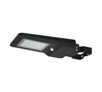 Velamp Lampadaire solaire 20 W, 3 000 lm, avec détecteur de mouvement et 3 couleurs de lumière. Projecteur IP65 idéal pour parkings, jardins, cours, commerces et autres espaces extérieurs.