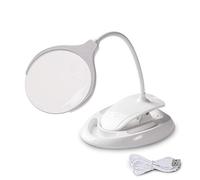 Velamp Lampe LED avec lentille 3X/8X rechargeable.