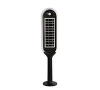 Velamp Lampe LED solaire de jardin 400 lumens, avec double panneau solaire et détecteur de mouvement