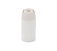 Velamp LH152W thermoplastique Base Lisse, Douille pour Ampoule à culot E14. Blanc