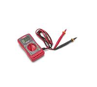 Velamp Multimètre numérique compact DMT500 - Testeur électrique AC/DC avec test diode, résistance et piles - Écran LCD, sondes incluses, portable et facile à utiliser