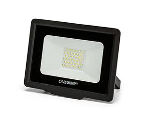 Velamp PADLIGHT5 Projecteur LED SMD 30W IP65 Noir 4000K