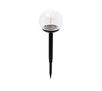 Velamp Piquet solaire, LED effet filament, diamètre 10cm. Noir