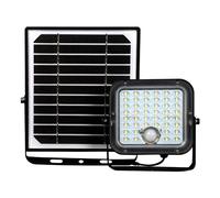 Projecteur LED solaire CUBE XS 1500 lm avec détecteur PIR et panneau déporté - VELAMP - SL365