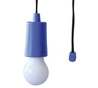 Velamp Retro Ampoule LED portable à piles. Colorée, sans courant mais super lumineuse. Pour maison, camping, jardin. Cordon : 105 cm, bleu.