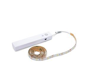 Velamp Silk ruban LED à piles, avec détecteur de mouvements, blanc