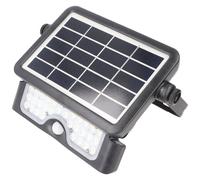 Velamp SL360 spot solaire noir 500 lumens 30 LED SMD panneau intégré 5W