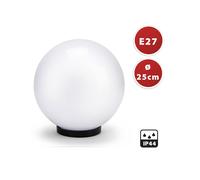 Velamp SPH250 Apolux Sphère pour Extérieur En Pmma 250mm Attache E27 Blanc