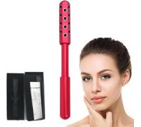 Velara Sculpteur Visage, Velara - Sculpteur Visage Raffermissant, Outil De Massage Visage, Yeux Et Corps En Pierre De Germanium Pour Raffermir La Peau, Améliorer La Définition (Red)