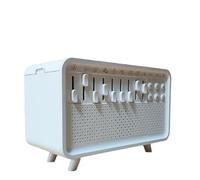 Velaryx Enceinte Bluetooth 4 en 1 - Machine à bruit blanc pour bébés et adultes, humidificateur avec veilleuse et aromathérapie - Aide au sommeil, bruit blanc avec 8 sons de la nature, relaxation