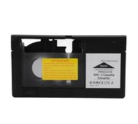 VELATEMOR Adaptateur de Cassette pour Caméscopes, Adaptateur de Cassette VHS-C, Fonction de Lecture et D'enregistrement, Compatible avec pour S-VHS-C, pour Cassettes S-VHS