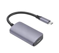 VELATEMOR Adaptateur de Lunettes USB-C vers AR PD 100W, Charge Rapide 4K 60Hz, Double USB-C, Adaptateur de Charge et de Lecture pour Lunettes AR