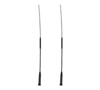 VELATEMOR Antenne Fouet Souple, 17,9 Pouces Double Bande VHF UHF 144 430 MHz avec Conception à Bobine à Gain élevé de 3,5 DBi, pour VX 3R VX 6R 7R 8R et Autres Radios