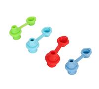 VELATEMOR Bec de Bouchon en Silicone, Conception Universelle, Bec Supérieur de Bouteille Léger et Durable pour Scène Applicable/nourrissons/adultes, 4 Pièces
