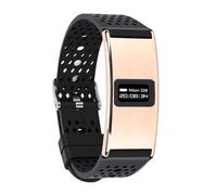 VELATEMOR Bracelet Intelligent avec Suivi du Cycle Menstruel, Tracker de santé et de Remise en Forme Ultra Fin de 2,8 Mm pour Femme, étanche IPX8, Moniteur de Sommeil et Plus de 1 (Gold)