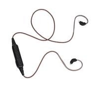 VELATEMOR Câble Adaptateur Bluetooth, Cordon Adaptateur de Remplacement pour écouteurs Bluetooth 5.3, avec Micro et Contrôle du Volume, pour écouteurs 2 Broches 0,78 Mm