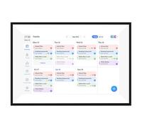 VELATEMOR Calendrier Numérique Intelligent de 10,1 Pouces, Affichage Interactif à l'écran Tactile HD, Planificateur Familial avec Plan de Repas